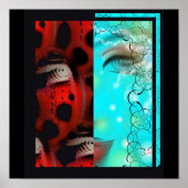 Poster Traces de mes larmes Imprimer (Devant)