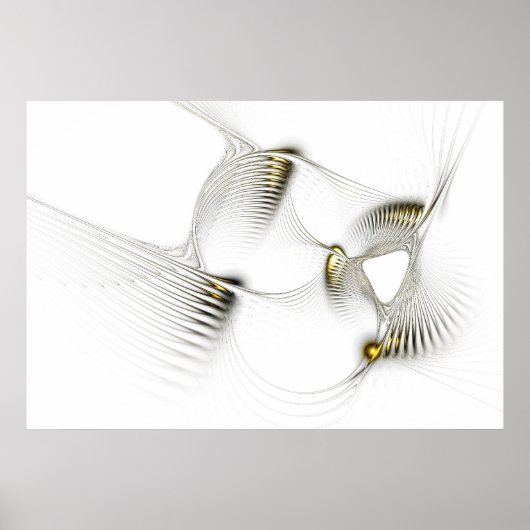 Poster traces dorées (Devant)