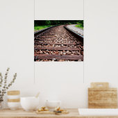 Poster Traces ferroviaires (Cuisine)