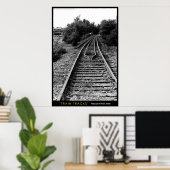 Poster Traces ferroviaires (Bureau à domicile)