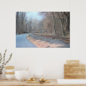 Poster Traces ferroviaires (Cuisine)