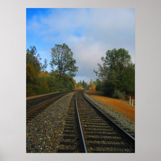 Poster Traces ferroviaires (Devant)