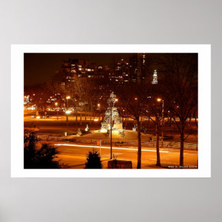 Poster Traces lumineuses 1