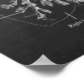 Poster Trachea et Bronchi de poumons Anatomie Art Décor (Coin)