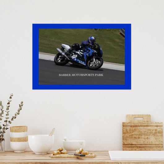 Poster trackday à Barbers (Cuisine)