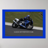 Poster trackday à Barbers (Devant)