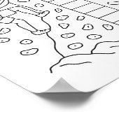 Poster Tracker de recouvrement du mur d'Escalade de la de (Coin)