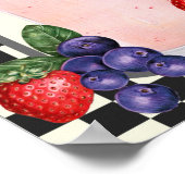 Poster tract flyer de menu de milkshake pour diner (Coin)