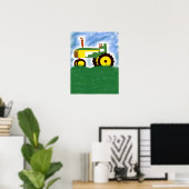 Poster Tracteur (Bureau à domicile)