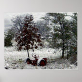Poster Tracteur à neige (Devant)