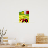 Poster Tracteur agricole (Cuisine)