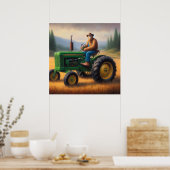 Poster Tracteur Bigfoot (Cuisine)