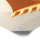 Poster Tracteur de construction à chargeur frontal (Coin)