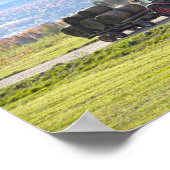 Poster Tracteur du Vermont Hauling Hay Bales (Coin)