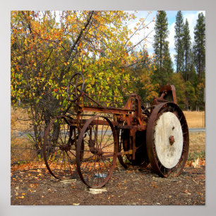 Poster tracteur historique...