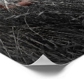 Poster Tracteur rouge (Coin)