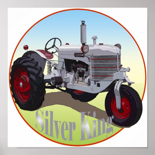 Poster Tracteur Silver King (Devant)