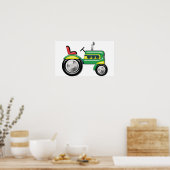 Poster Tracteur vert Teriffic (Cuisine)