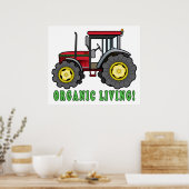 Poster Tracteur : Vie biologique ! (Cuisine)