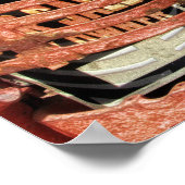 Poster Tracteur vintage (Coin)