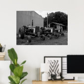 Poster Tracteurs vintages (Bureau à domicile)