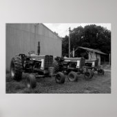 Poster Tracteurs vintages (Devant)