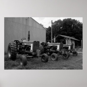 Poster Tracteurs vintages
