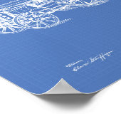 Poster Tractor 1919 Patent Art Blueprint (Coin)