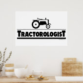 Poster Tractorologue - Tracteur (Cuisine)