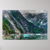 Poster Tracy Arm, Alaska (Devant)