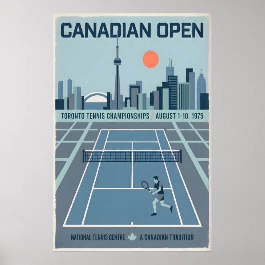 Poster Tradition de tennis de Toronto (Devant)