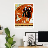 Poster Tradition du costume Amish 1938 WPA (Bureau à domicile)