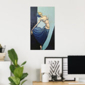 Poster Tradition Moderne : Élégance à Chaque Coup de Pinc (Bureau à domicile)