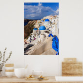 Poster Traditional Greek Houses (Cuisine)