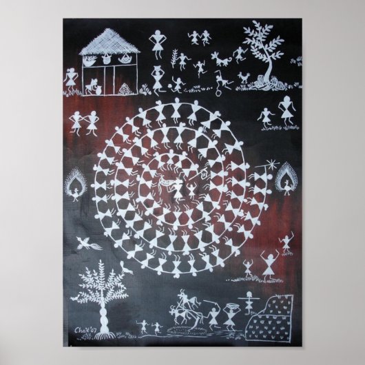 Poster Traditional Taarpa Dance (Devant)