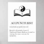 Poster Traditional TCM Wall Art for Acupuncturist (Devant)