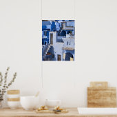 Poster Traditionnel Blue painted house (Cuisine)