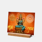 Poster traditionnel Laxmi Mata (Angle)