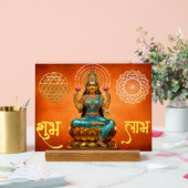 Poster traditionnel Laxmi Mata (Mariage)