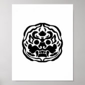 Poster traditionnel Motif coréen en masque de tigr (Devant)