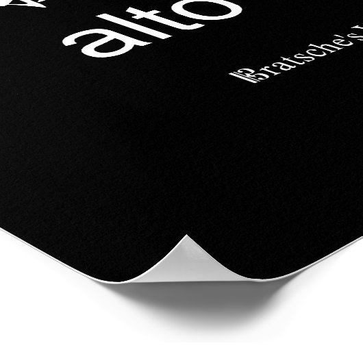 Poster Traductions d'alto (Coin)