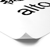 Poster Traductions d'alto (Coin)