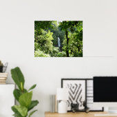 Poster Trafalgar Falls Tropical Rainforest Photographie (Bureau à domicile)