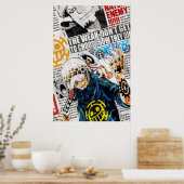 Poster Trafalgar Law One Pièce (Cuisine)