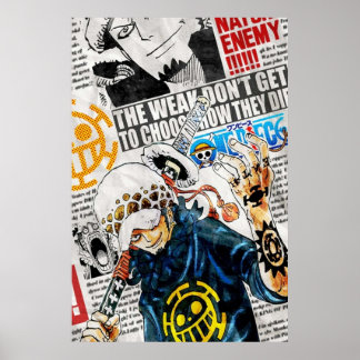 Poster Trafalgar Law One Pièce