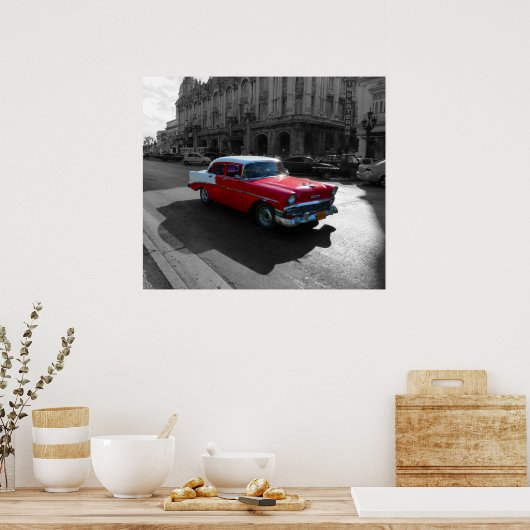 Poster Trafic cubain (Cuisine)