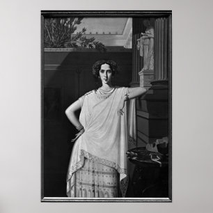 Poster Tragédie ou, Portrait de Rachel, c.1854