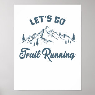 Poster Traillauf Allons-y Trail Running