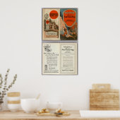 Poster Trails automobiles de l'Arizona, Nouveau-Mexique (Cuisine)