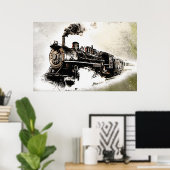 Poster Train! (Bureau à domicile)
